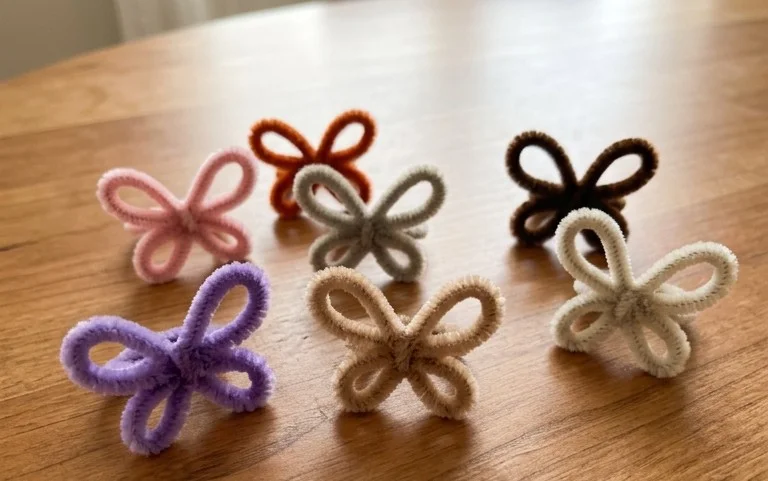 Easy Pipe Cleaner Butterfly Rings: Step-by-Step