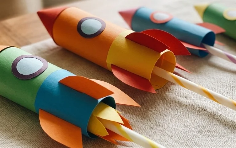 How to Make Straw Rockets