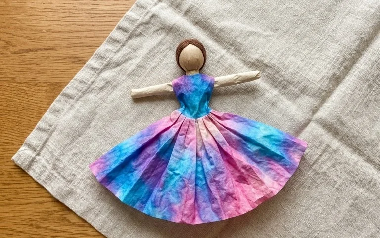 Easy Coffee Filter Dancers: Step-by-Step Origami Craft