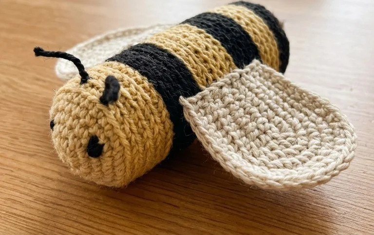 Cardboard Tube Flying Bee Craft