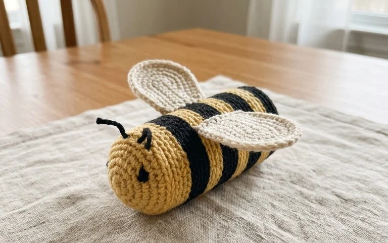 Easy Cardboard Tube Flying Bee: Origami Paper Craft